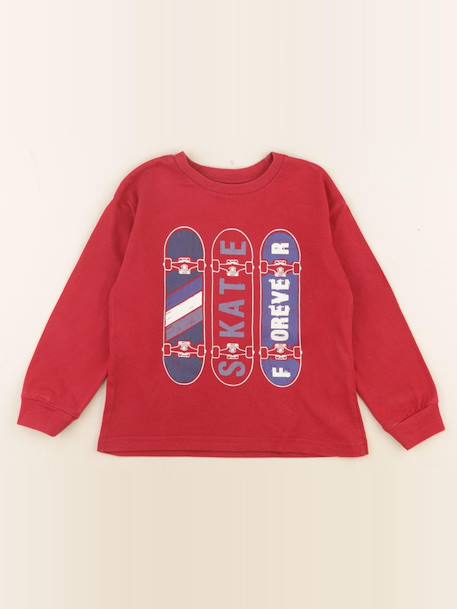 Tee-shirt - 5 ans Rouge 1 - vertbaudet enfant 