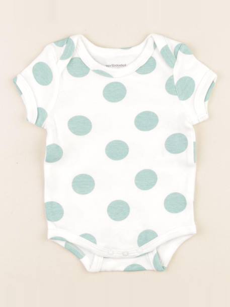 Body - 3 mois Blanc, bleu 1 - vertbaudet enfant 