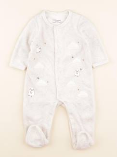 Pyjama velours - 6 mois  - vertbaudet enfant