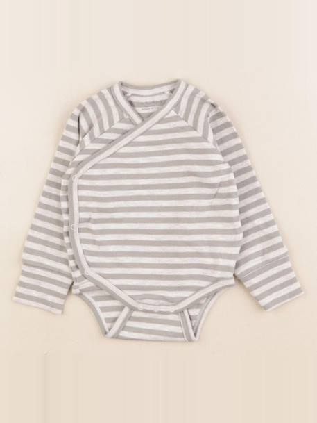 Body - 6 mois Beige, vert 1 - vertbaudet enfant 