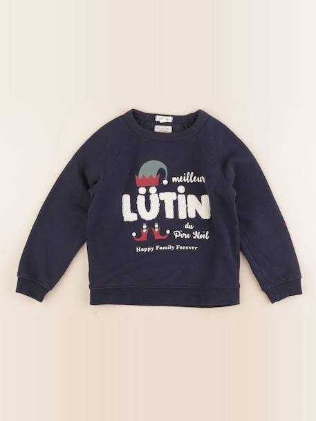 Sweat - 5 ans Bleu 1 - vertbaudet enfant 