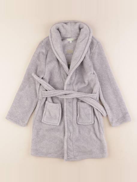 Robe de chambre - 8 ans Gris 1 - vertbaudet enfant 