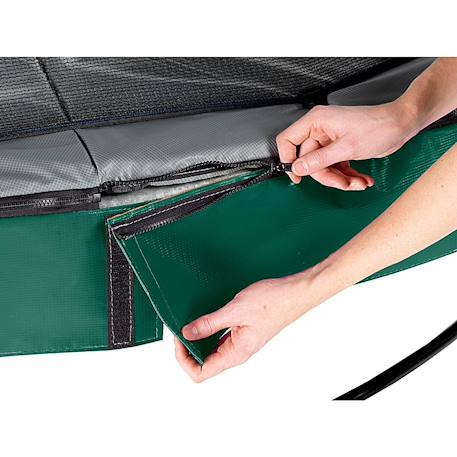 Trampoline elegant premium ø305cm Noir+Vert 10 - vertbaudet enfant 