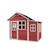 Maisonnette en bois fsc modulable loft 150 Gris+Rouge 7 - vertbaudet enfant 