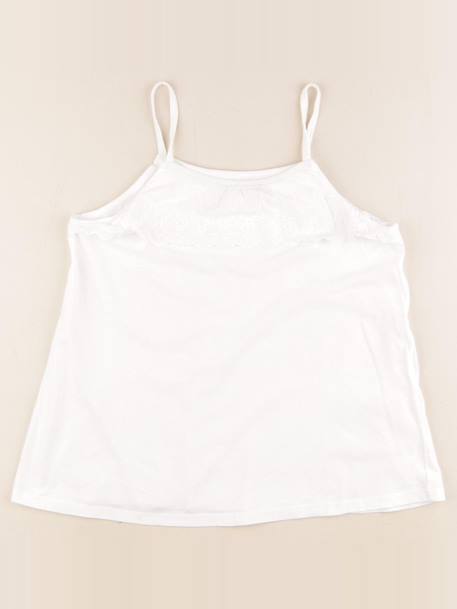 Débardeur coton - 12 ans Blanc 1 - vertbaudet enfant 