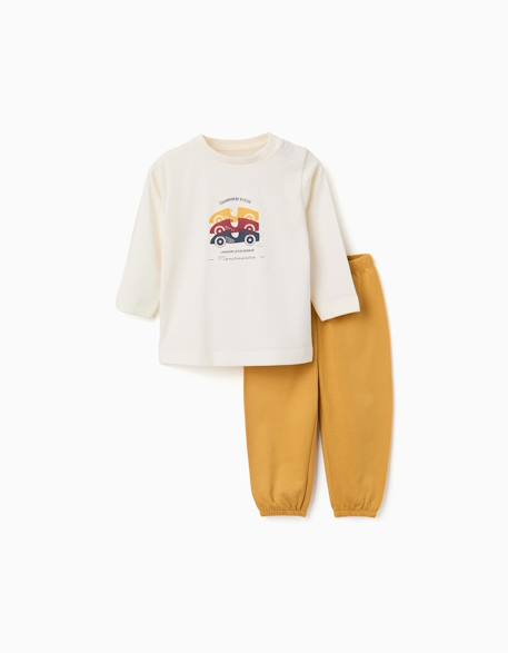 Bébé-Pyjama à manches longues avec imprimé de voitures de course
