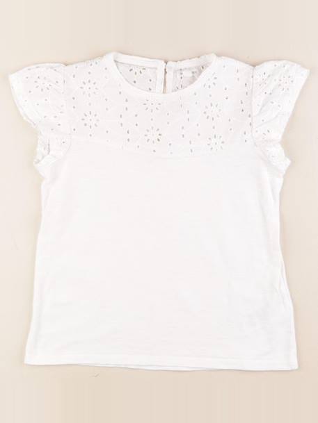 Tee-shirt - 10 ans Blanc 1 - vertbaudet enfant 