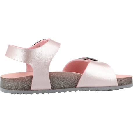 Sandales à brides Argent rose+Rose c0514 7 - vertbaudet enfant 