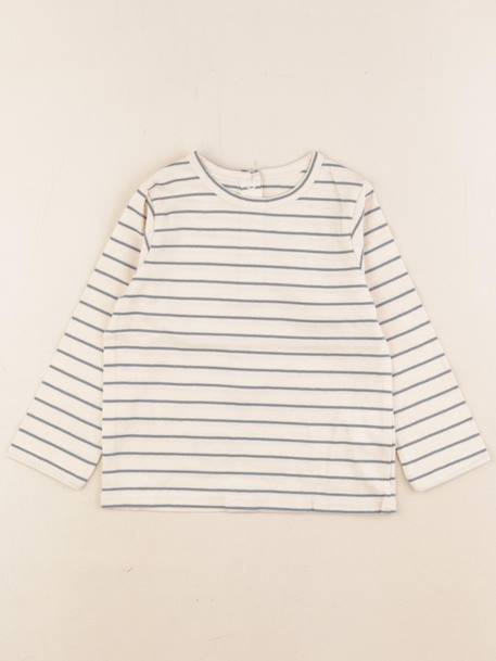 Tee-shirt - 18 mois Beige, vert 1 - vertbaudet enfant 