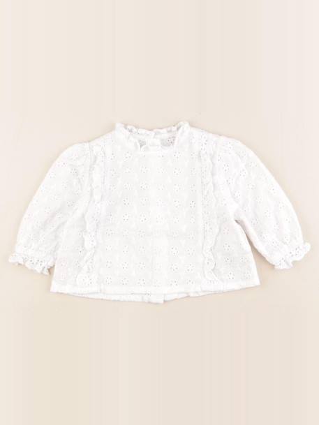 Blouse - 6 mois Blanc 1 - vertbaudet enfant 