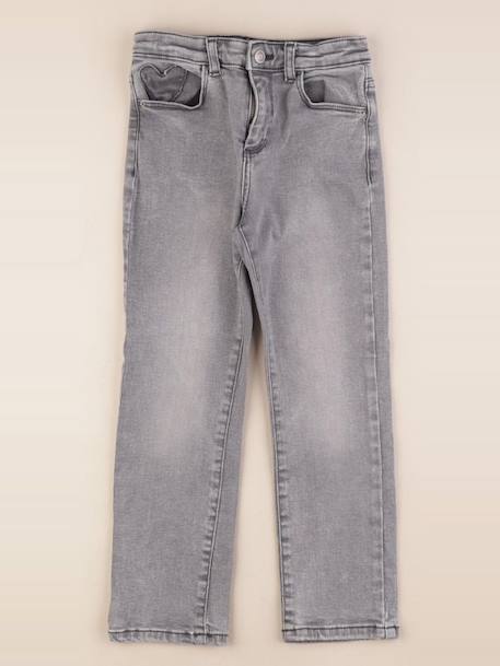 Jean - 6 ans Gris 1 - vertbaudet enfant 