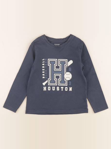 Tee-shirt - 5 ans Bleu 1 - vertbaudet enfant 