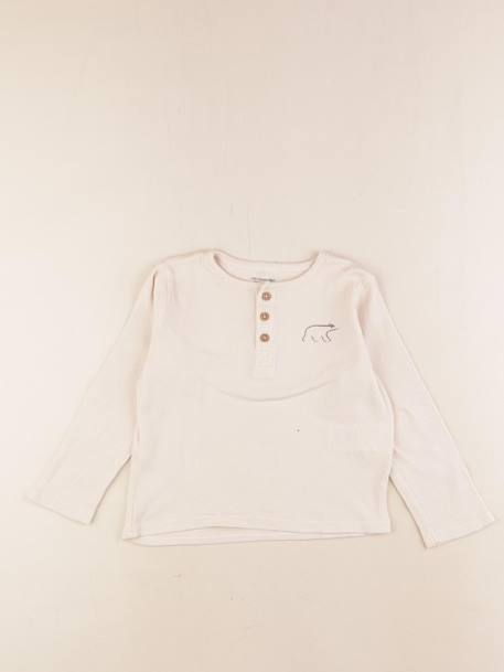 Tee-shirt - 3 ans Beige 1 - vertbaudet enfant 