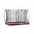 Trampoline enterré rectangulaire 214x305cm avec filet Noir+Rose+Vert 8 - vertbaudet enfant 