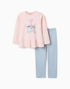 -Pyjama long avec imprimé stitch qui brille dans le noir