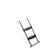 Échelle pour hauteur de cadre de trampoline entre 50-65 cm Noir 1 - vertbaudet enfant 