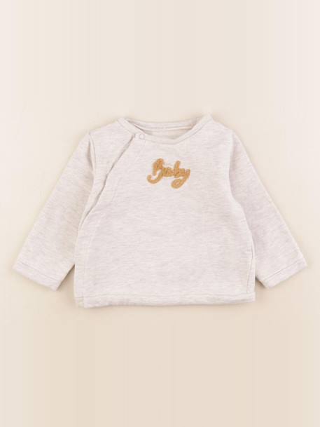 Sweat - 9 mois Gris 1 - vertbaudet enfant 