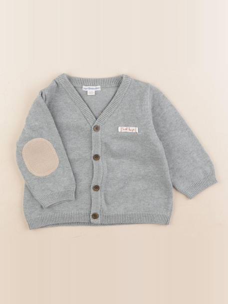 Gilet - 9 mois Vert 1 - vertbaudet enfant 