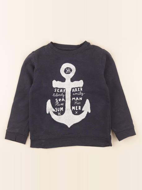 Sweat - 6 ans Bleu 1 - vertbaudet enfant 
