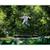 Trampoline enterré rond ø244cm  sans filet Noir+Rose+Vert 2 - vertbaudet enfant 