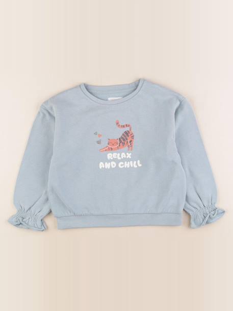 Sweat - 6 ans Bleu 1 - vertbaudet enfant 