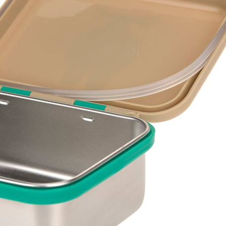 Boîte à goûter en inox happy trails frog Multi-coloured 5 - vertbaudet enfant 