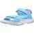 Sandales enfant fille en textile Bleu blpk+Violet lvpk 4 - vertbaudet enfant 