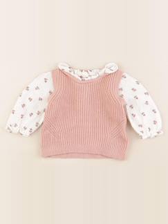 Seconde main-Fille-Pull, gilet, sweat-Pull - 3 mois