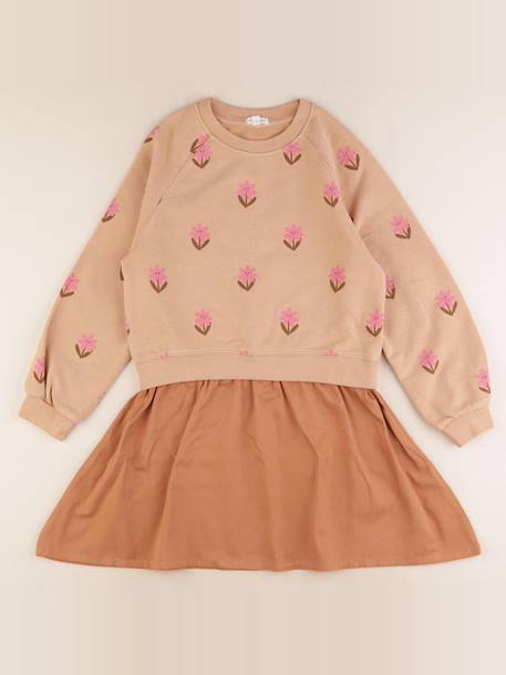 Robe - 8 ans Marron 1 - vertbaudet enfant 