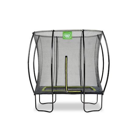 Trampoline silhouette 153x214cm Noir+Rose+Vert 1 - vertbaudet enfant 