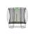 Trampoline silhouette 153x214cm Noir+Rose+Vert 1 - vertbaudet enfant 