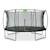 Trampoline silhouette ø366cm Noir+Rose+Vert 1 - vertbaudet enfant 