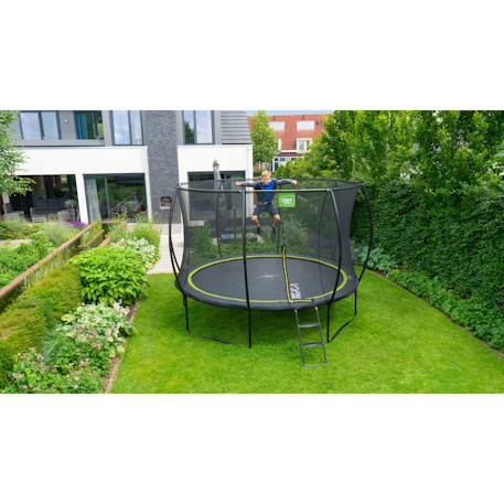 Trampoline silhouette ø305cm Noir+Rose+Vert 6 - vertbaudet enfant 