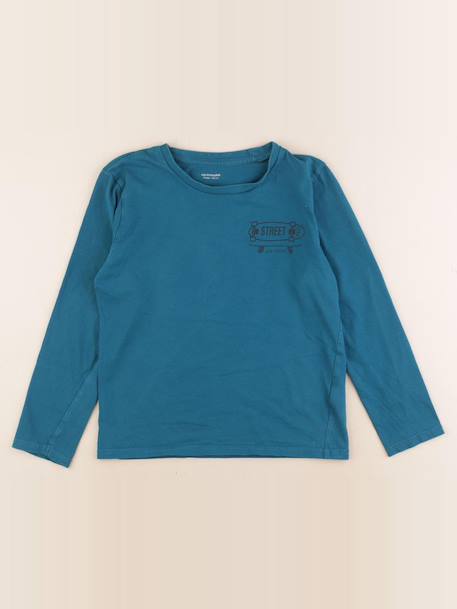 Tee-shirt - 10 ans Bleu 1 - vertbaudet enfant 