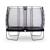 Trampoline elegant de 214x366cm Noir+Vert 1 - vertbaudet enfant 