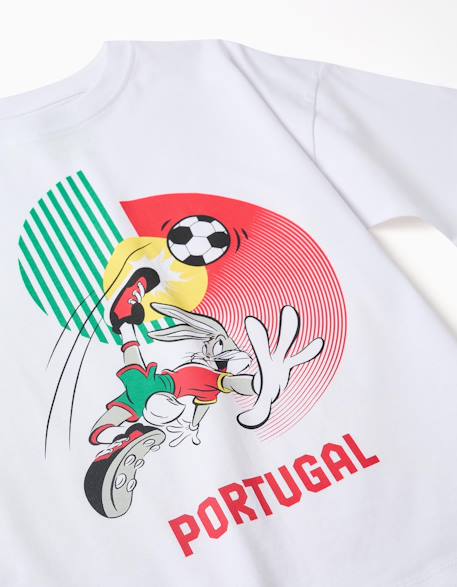 T-shirt en coton avec imprimé bugs bunny Blanc 4 - vertbaudet enfant 
