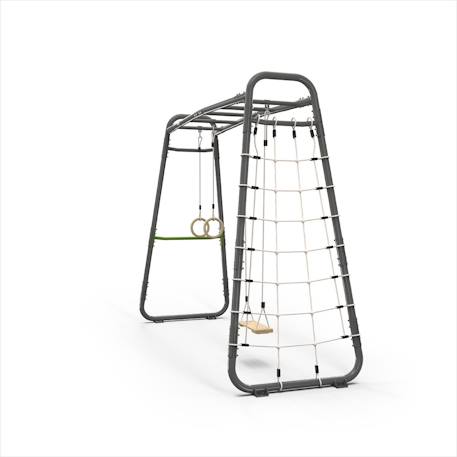 Structure de jeux sport barre de singe pour jardin 331cm Gris+Noir 4 - vertbaudet enfant 