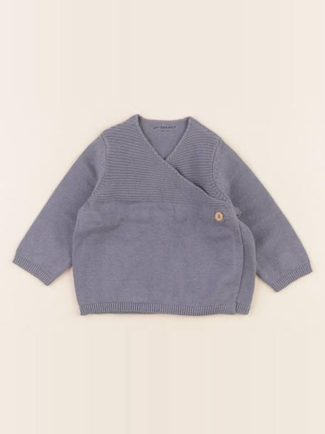 Gilet - 1 mois Bleu 1 - vertbaudet enfant 