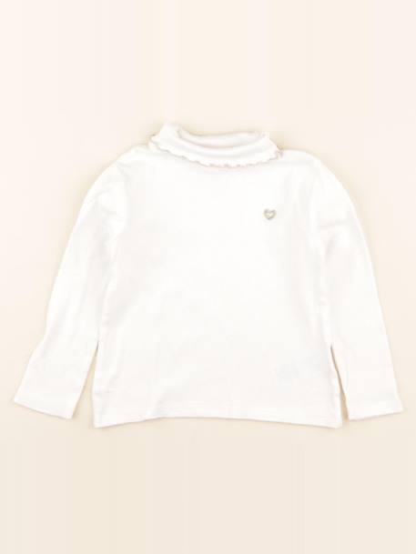 Sous-pull - 4 ans Blanc 1 - vertbaudet enfant 