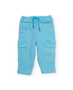 Bébé-Pantalon, jean-Pantalon garçon avec taille élastiquée et cordon ajustable