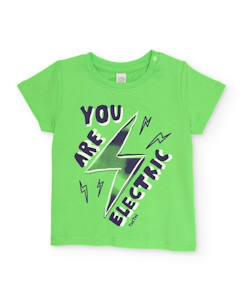 T-shirt garçon en maille avec imprimé frontal  - vertbaudet enfant
