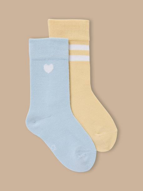 Fille-Sous-vêtement-Lot de 2 paires de chaussettes