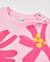 T-shirt fille en maille avec détails brillants Rose 3 - vertbaudet enfant 