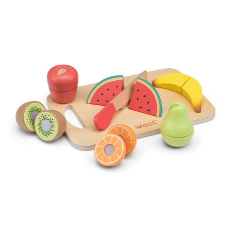 Fruits en bois à découper Beige 1 - vertbaudet enfant 