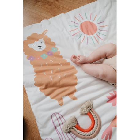 Tapis d'éveil nomade alpaga Rose 6 - vertbaudet enfant 