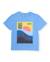 T-shirt garçon en maille avec graphique sur le devant Bleu 1 - vertbaudet enfant 