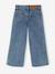 Jean large fille brodé bleu foncé+bleu jean+bleu moyen+denim bleached 8 - vertbaudet enfant 