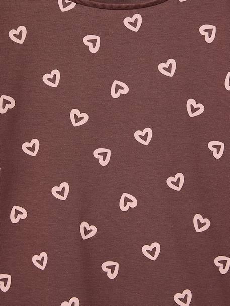 Lot de 3 t-shirts fille fantaisie manches longues anthracite+bleu grisé+corail+écru+indigo+mauve+rose 27 - vertbaudet enfant 