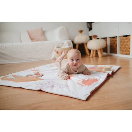 Tapis d'éveil nomade alpaga Rose 3 - vertbaudet enfant 