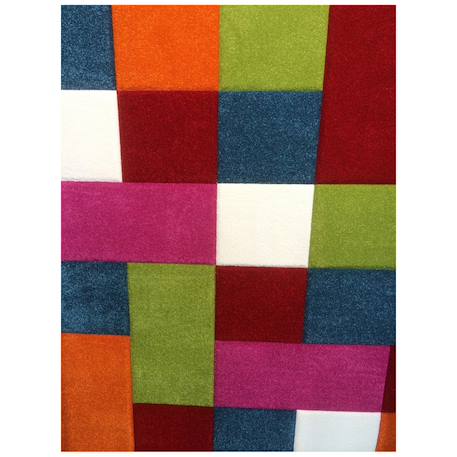 Tapis chambre tissé motif voiture lyn8 kidcar Multicolore 3 - vertbaudet enfant 